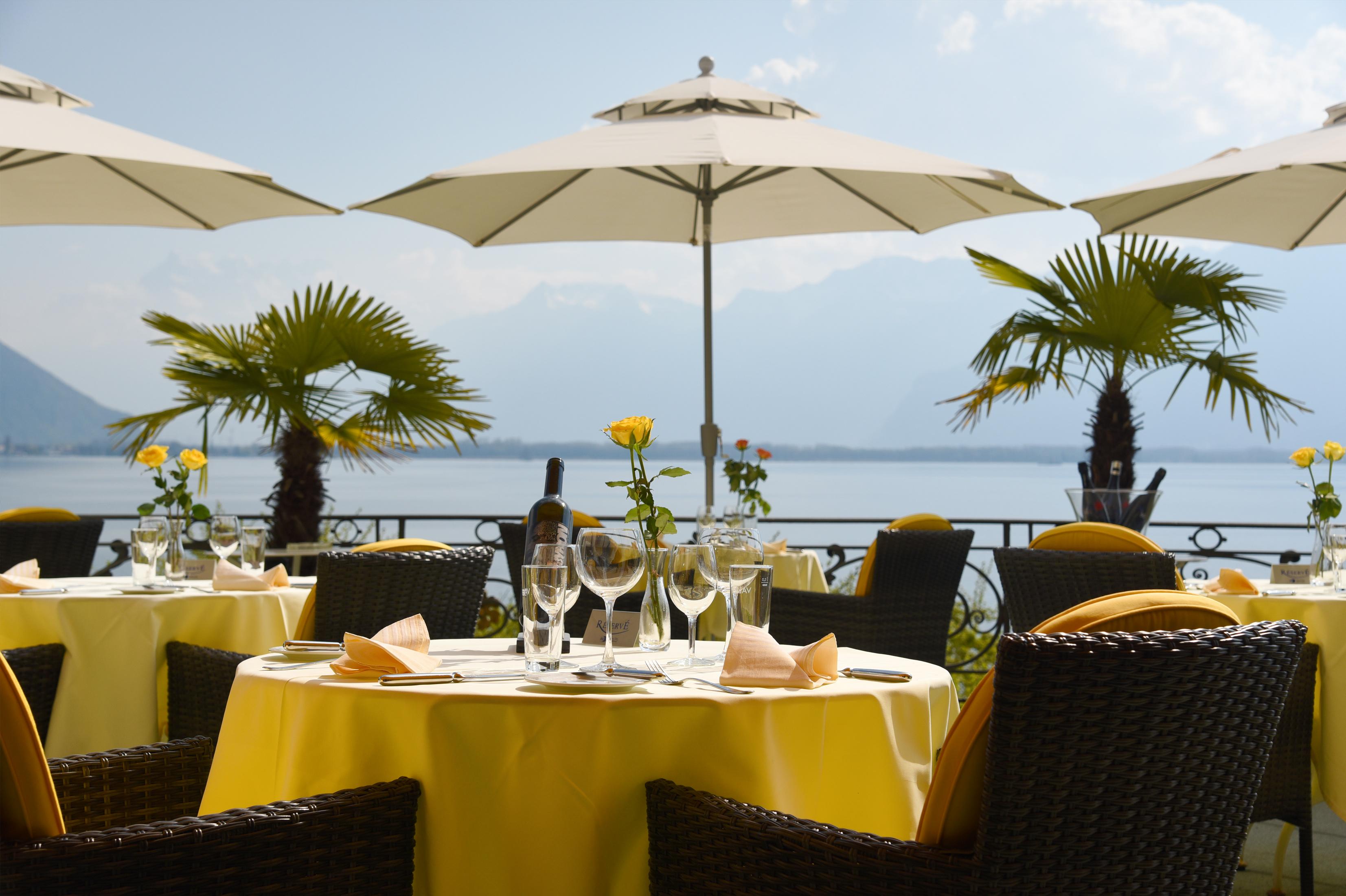 Golf Hotel René Capt Montreux Restaurant foto
